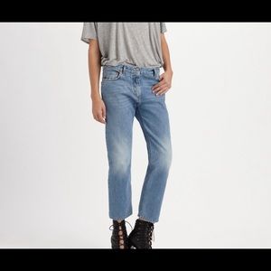 Acne Studios Pop Betty Boyfriend Cropped Jeans